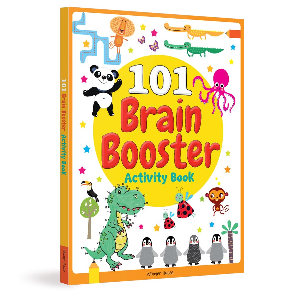 101 Brain Booster Paperback for kids (Activity Book)