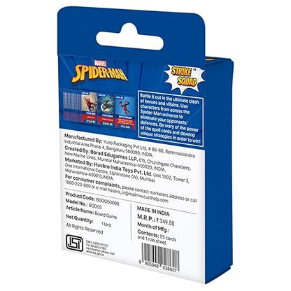 Clash Card Game Spider- Man Edition| Clash in The Marvel Universe for Families and Kids