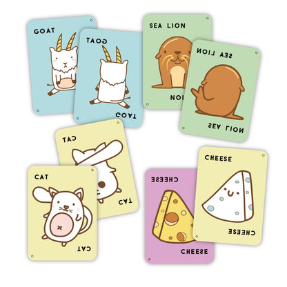 Funskool Taco Back Goat Cheese Pizza – Family Party Game & Travel Card Game | Great Gift for Kids, Teens & Adults | Ages 8+ | 2-8 Players I Taco Cat Goat Cheese Pizza On The Flip Side.
