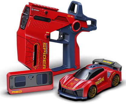 2 Player Infrared Battle RC Car Toy with Dual Remotes, Shoot & Knock Down Racing Game, Time Bound Dodge & Target Action, Interactive Remote Control Cars for Kids Boys & Girls