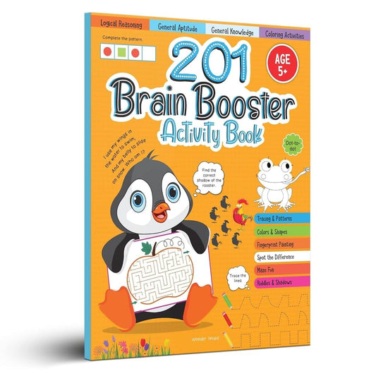 201 Brain Booster Activity Book for kids