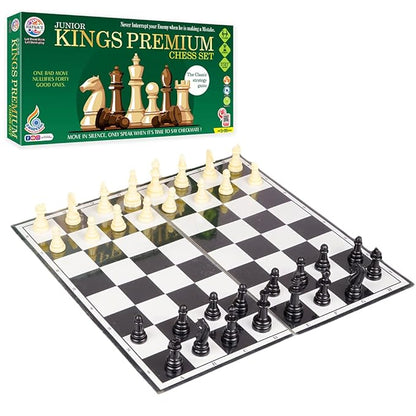RATNA'S Strategy Game Junior Kings Premium Chess Board Set for Kids with Logical and Strong Mind to Enhance Their Logical Thinking and Concentration