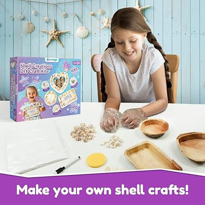 Bloomingo Art & Craft Kit for Shell Creations DIY Craft Kit