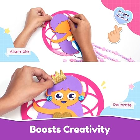 Bloomingo Mermaid Dreamcatcher: DIY Craft Painting Kit for Kids
