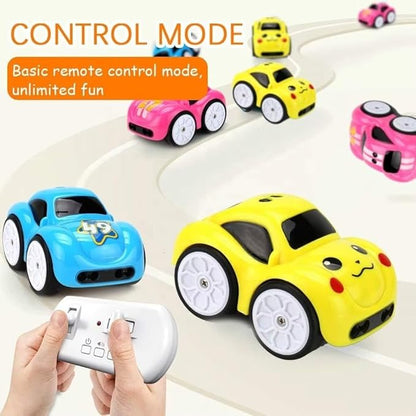 Magic Induction RC Intelligent Sensor Car – 2.4GHz Remote Control Mini Car with Smart Music & LED Lighting, Line Sensing Infrared Following CAr