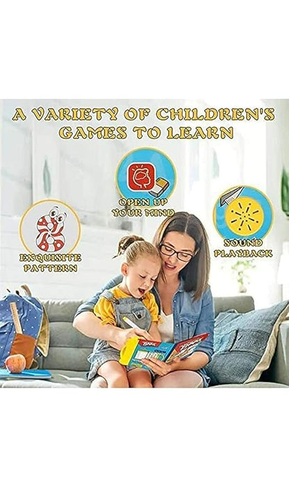 Interactive Sound Book for Kids (Ages 2–7) – Learn Alphabets, Numbers, Shapes & Phonics | Educational Talking Book with Music & Touch Features | Multicolor Learning Toy for Toddlers