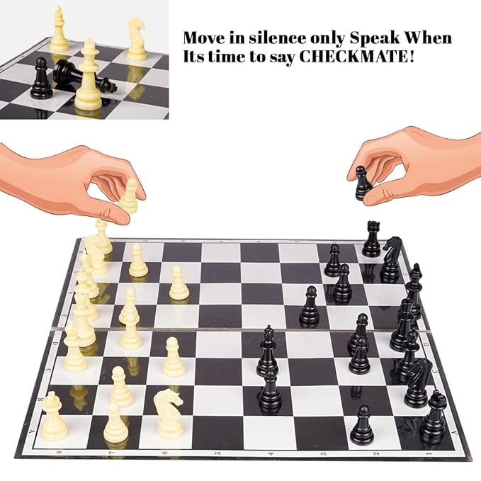 RATNA'S Strategy Game Junior Kings Premium Chess Board Set for Kids with Logical and Strong Mind to Enhance Their Logical Thinking and Concentration