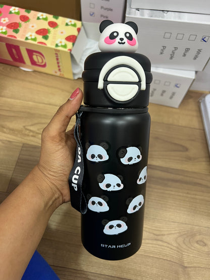 New character Twin Cup steel insulated bottles