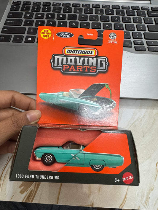 MATCHBOX MOVING PARTS- MOVING PARTS- 1963 FORD THUNDERBIRD