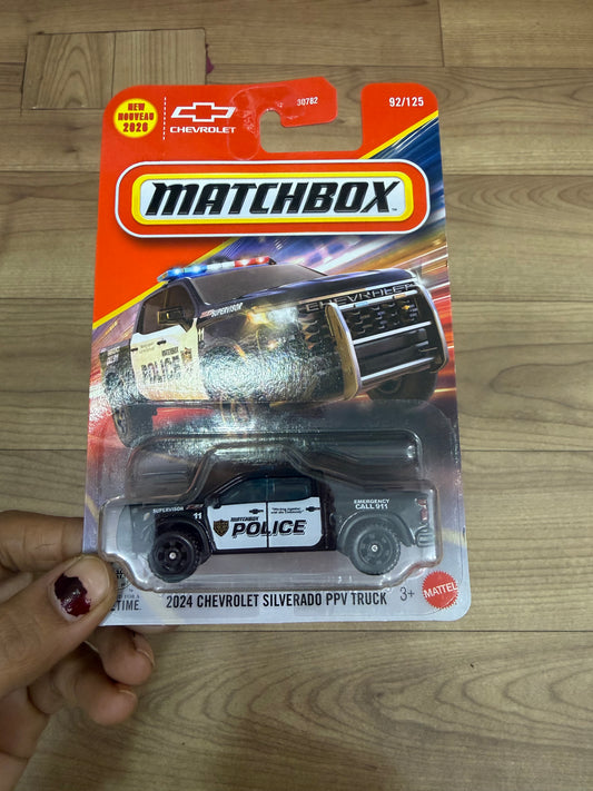 2024 CHEVROLET SILVERADO PPV TRUCK- 30782 MATCHBOX SINGLE CAR
