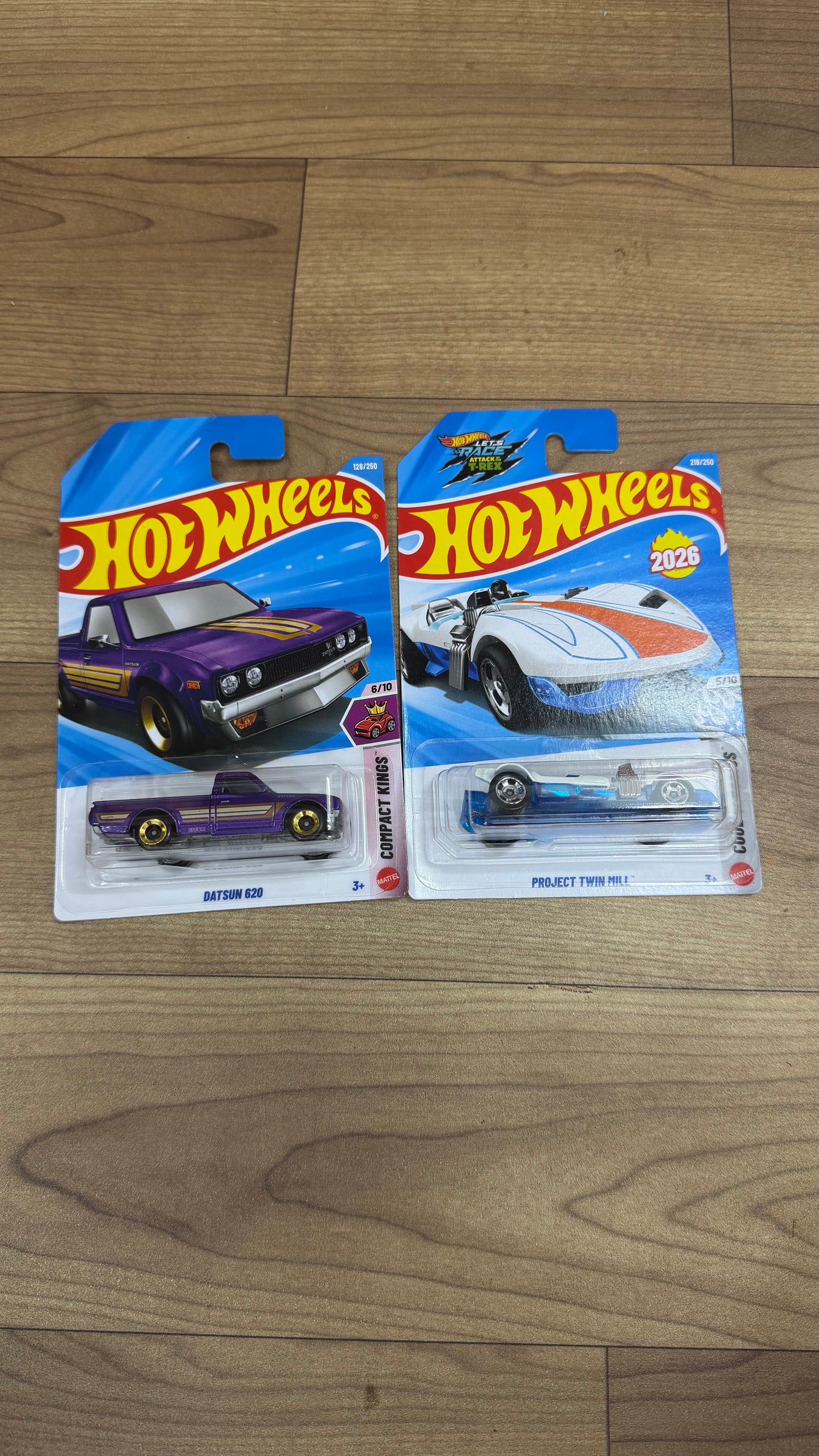 DATSUN 620 and PROJECT TWIN MILL- SINGLE HOTWHEELS