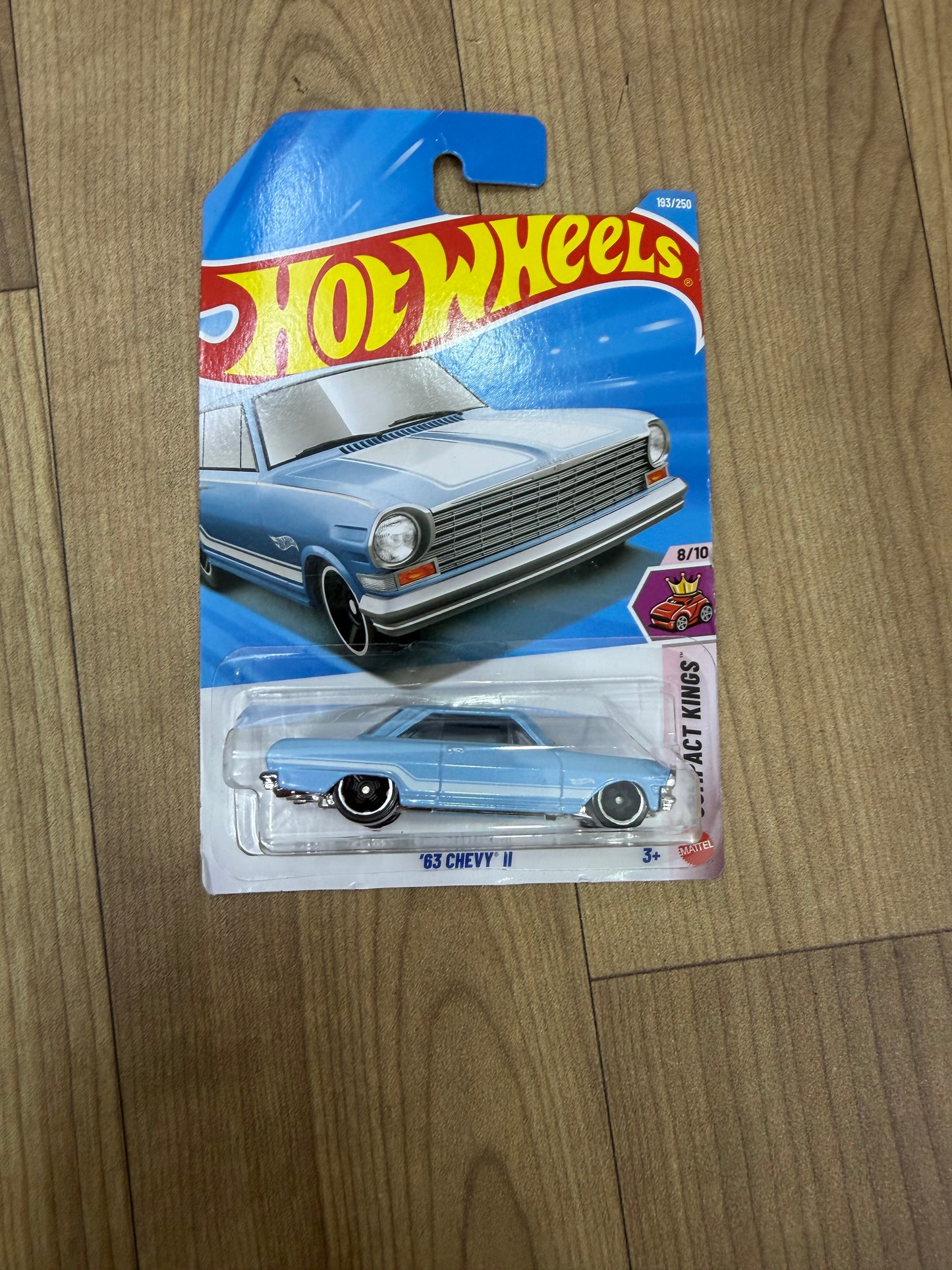 SINGLE HOTWHEELS CAR- 63 CHEVY II