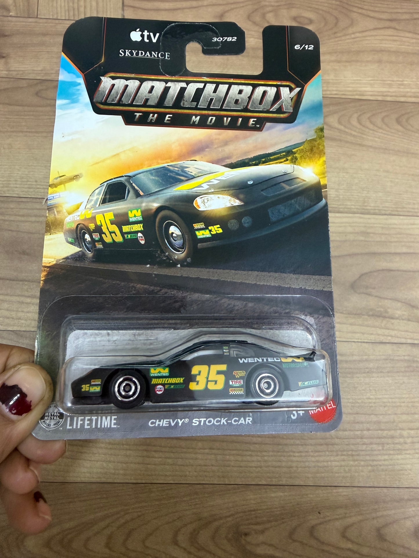 CHEVY STOCK- CAR- 30782 MATCHBOX SINGLE CARS