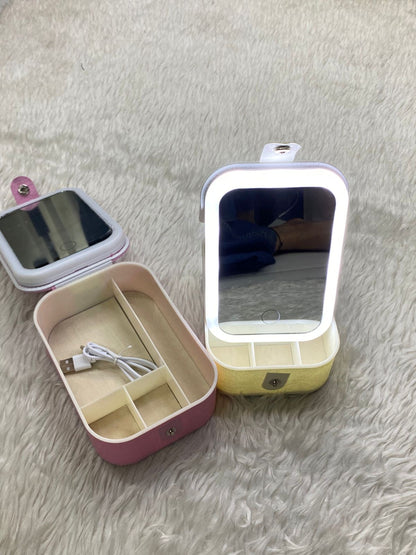 Personalised LED Makeup Organiser