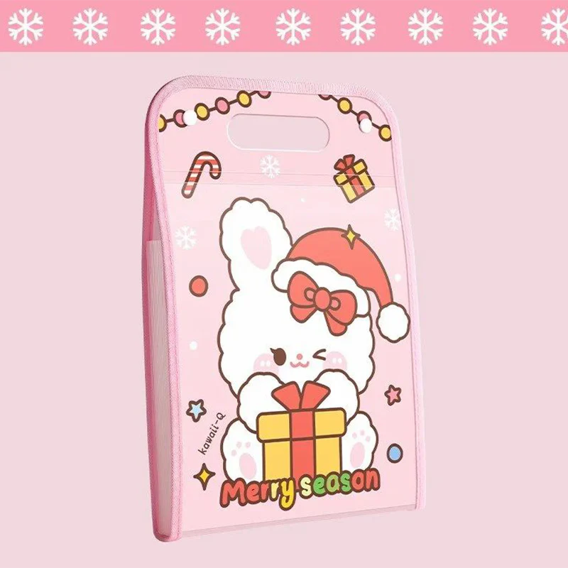 Christmas A4 Merry Season 13-Layer Large Capacity Folder