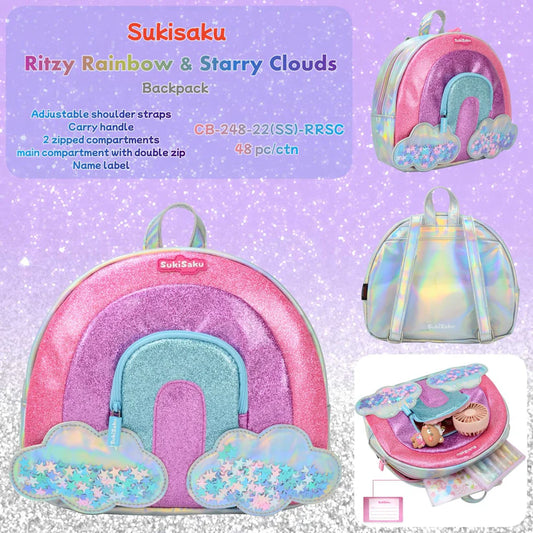 Rainbow & Starry Clouds Backpack