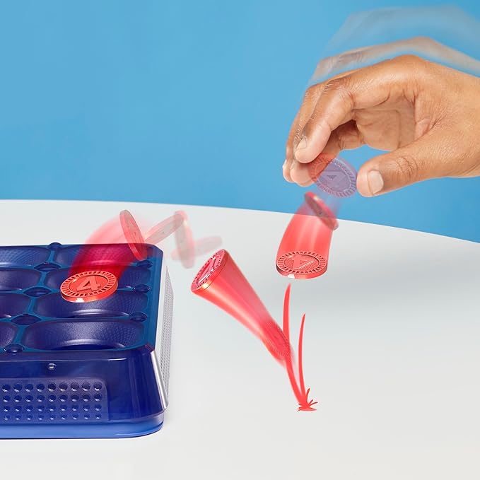 Hasbro Gaming Connect 4 Frenzy Game | Bounce Discs 4 The Win | Family Party Games for Kids, Teens, and Adults | Ages 8+ | 2 to 6 Players | 10 Mins. | Portable Games