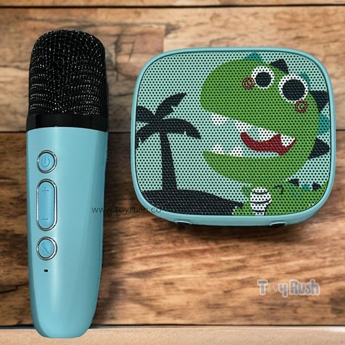 Portable Bluetooth Speaker with Wireless Microphone