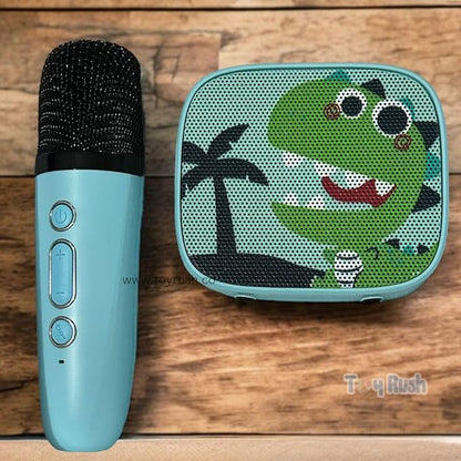 Portable Bluetooth Speaker with Wireless Microphone