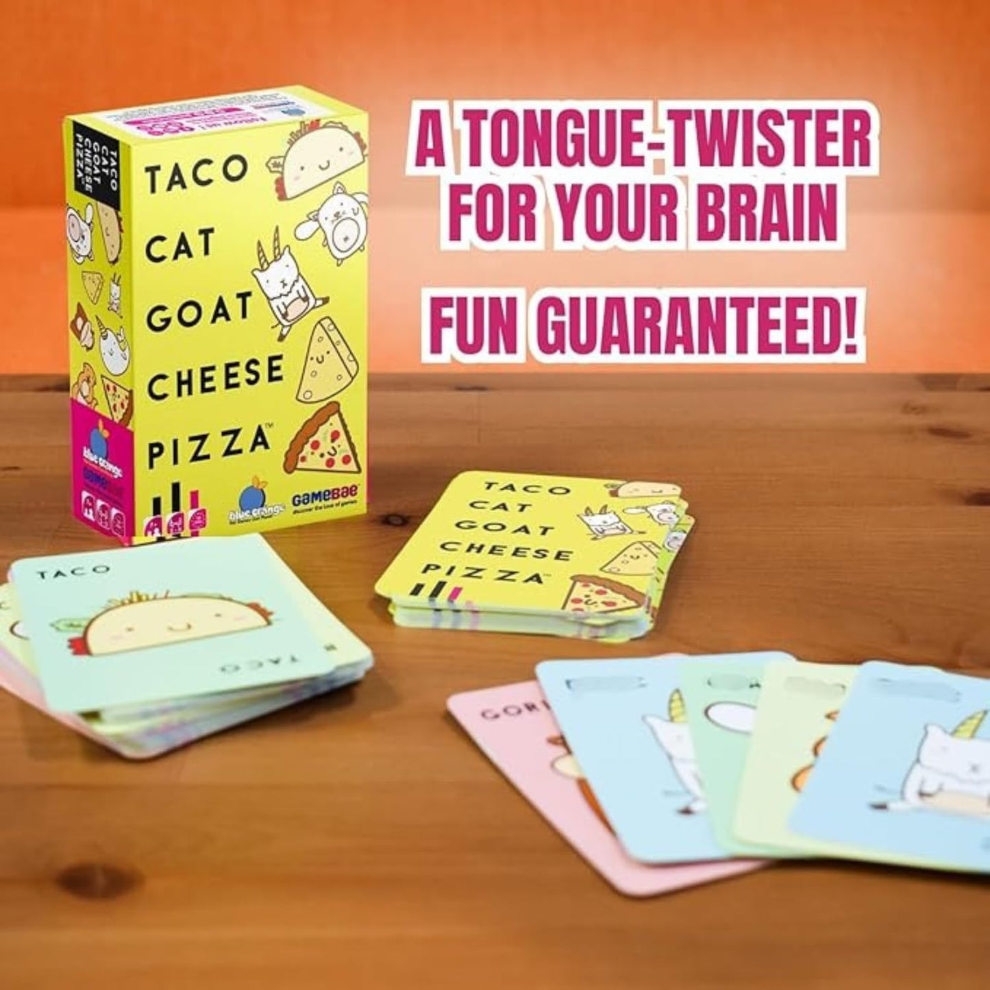 Funskool Taco Cat Goat Cheese Pizza The Party Card Game for Kids, Teens, Adults, and Families 10-15 Min, Age 7+, 2-8 Players
