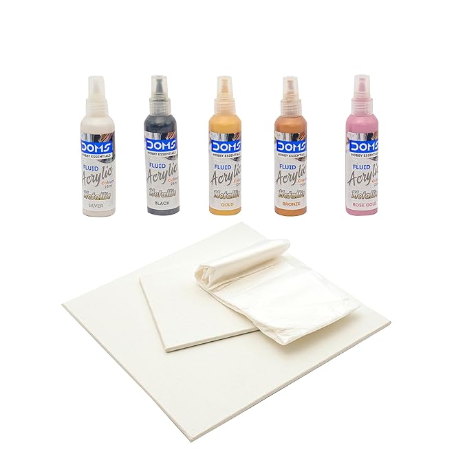 DOMS Metallic Fluid Acrylic Colour