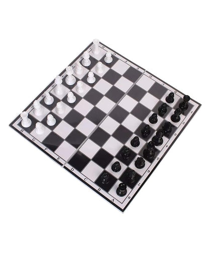 Ratna's Emperor Chess Set Board Game with Folding Chess Board and Black & White Chessmen's for Kids & Adults