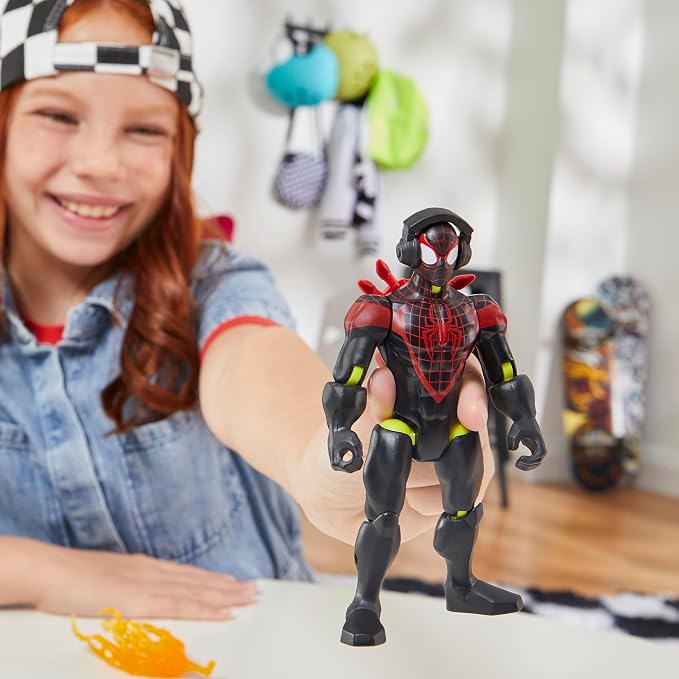Miles Morales Spider-Man Marvel MixMashers Custom Mix-and-Match Action Figure & Accessories, 5-Inch-Scale Super Hero Toys for Kids Ages 4+ (Copy) (Copy)