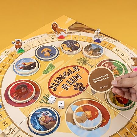 Jungle Run The Lion King Board Game | Relive The Life of Simba On The Board Game for