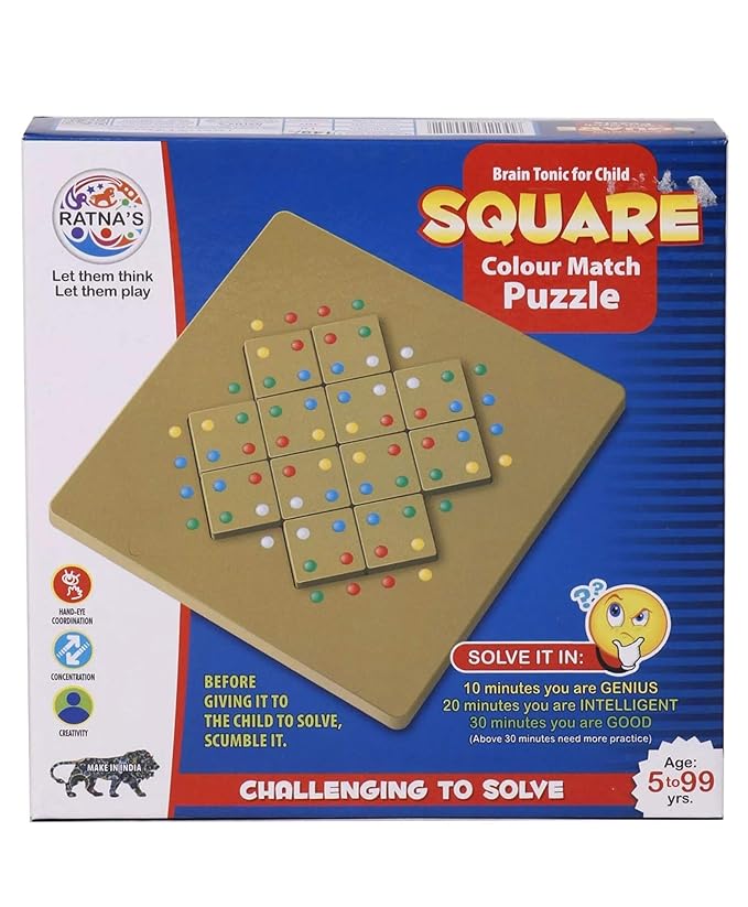 Ratna’s Square Colour Match Puzzle – Etrending