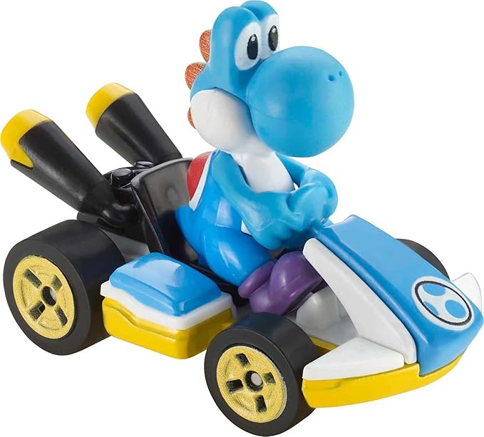 Hot Wheels® Mario Kart™ Vehicle 4-Pack #4, Set of 4 Fan-Favorite Characters Includes 1 Exclusive Model, Collectible Gift for Kids & Fans Ages 3 Years Old & Up