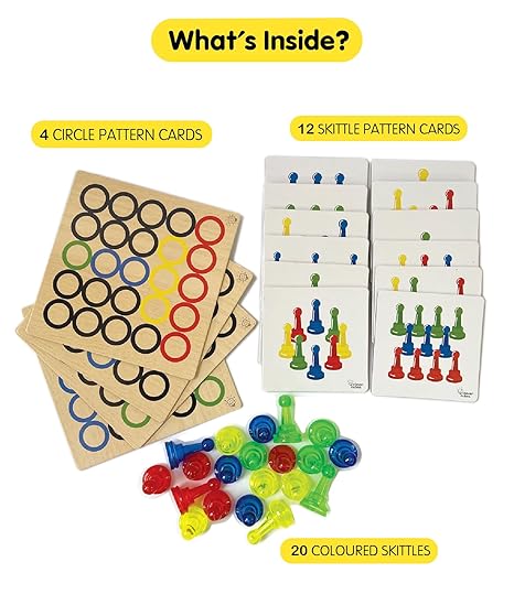 Clever Cubes Playful Skittles Educational Games