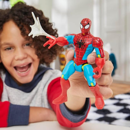 Spider-Man Marvel MixMashers Custom Mix-and-Match Action Figure & Accessories, 5-Inch-Scale Super Hero Toys for Kids Ages 4+