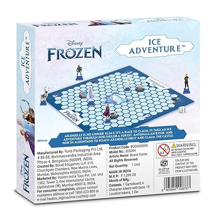 Ice Adventure Frozen Board Game | Race to Claim The Castle Game for Kids