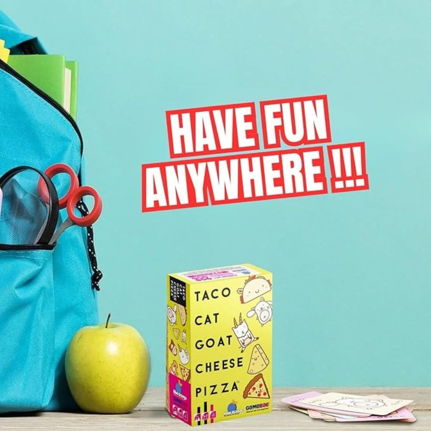 Funskool Taco Cat Goat Cheese Pizza The Party Card Game for Kids, Teens, Adults, and Families 10-15 Min, Age 7+, 2-8 Players