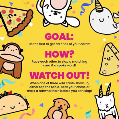 Funskool Taco Cat Goat Cheese Pizza The Party Card Game for Kids, Teens, Adults, and Families 10-15 Min, Age 7+, 2-8 Players