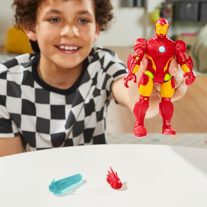 IRON MAN Marvel MixMashers Custom Mix-and-Match Action Figure & Accessories, 5-Inch-Scale Super Hero Toys for Kids Ages 4+ (Copy)