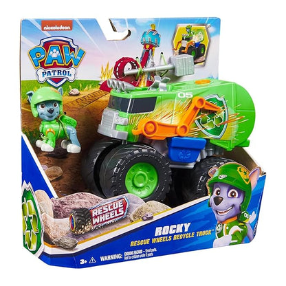 Paw Patrol Rescue Wheels - Collectable Action Car Figure - 2 Projectiles - Children's Toy for 3 Years and Above