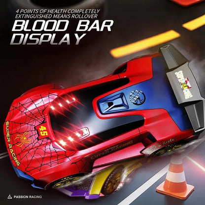 2 Player Infrared Battle RC Car Toy with Dual Remotes, Shoot & Knock Down Racing Game, Time Bound Dodge & Target Action, Interactive Remote Control Cars for Kids Boys & Girls