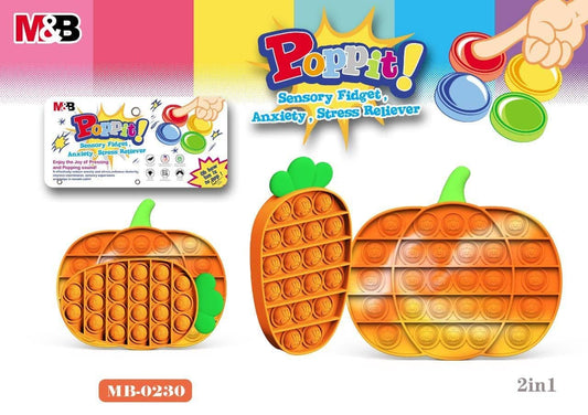 Pop It 2In1 (Carrot and Pumpkin)