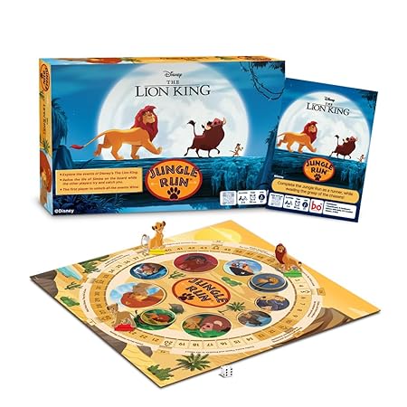 Jungle Run The Lion King Board Game | Relive The Life of Simba On The Board Game for