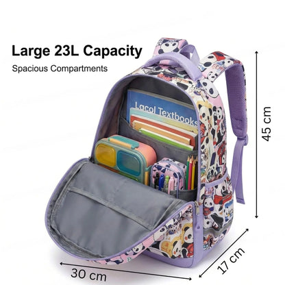 Adorable Panda Large Capacity Kids School Bag