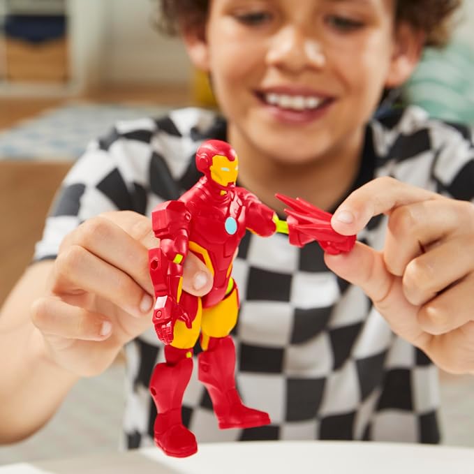 IRON MAN Marvel MixMashers Custom Mix-and-Match Action Figure & Accessories, 5-Inch-Scale Super Hero Toys for Kids Ages 4+ (Copy)