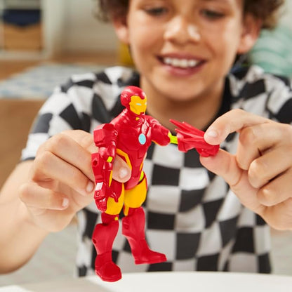 IRON MAN Marvel MixMashers Custom Mix-and-Match Action Figure & Accessories, 5-Inch-Scale Super Hero Toys for Kids Ages 4+ (Copy)