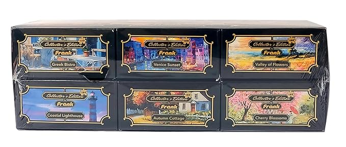 Frank Collector's Edition Jigsaw Puzzle for Adults | Travel Friendly Miniature Puzzles | Brain Booster Puzzle Games for Focus and Memory | Pack of 6 (150 Pieces), Gifts for Teenagers