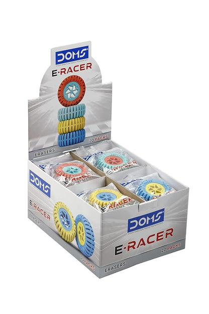 Doms E-Racer Erasers Pack of 20