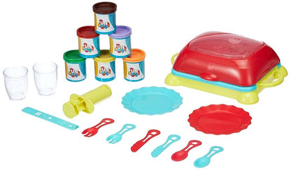 Fundough Funskool Breakfast Set, Play Set for Kid, 6 Colorful Tubs of 50g Each (300g Total), Learning, Fun & Engaging Activity, Multicolour, Gift Set for Kids, Age 3+ Years