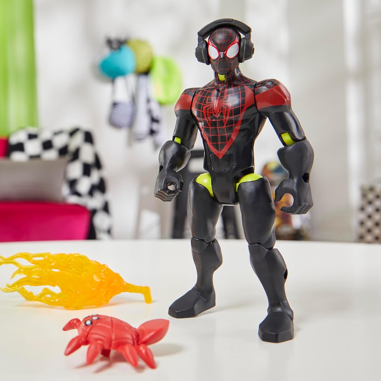 Miles Morales Spider-Man Marvel MixMashers Custom Mix-and-Match Action Figure & Accessories, 5-Inch-Scale Super Hero Toys for Kids Ages 4+ (Copy) (Copy)