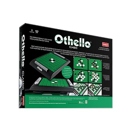 Funskool Othello Classic, Strategy Game, Board Game for Kids, Adults, Families, Educational, Fun,
