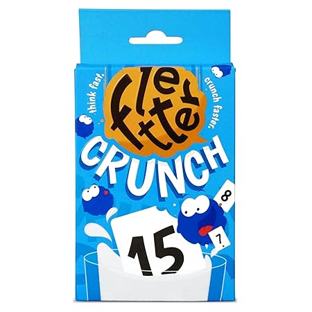 Binca Card Game - Fletter Crunch, Mental Math Game for Kids, Fast-paced Fun for Family Game Night, Addition & Subtraction