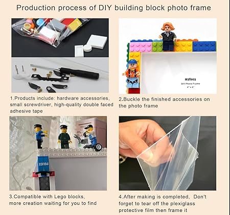 Lego Photo Frame Tutorial DIY Photo Frame with Lego Figures, Lego Photo Frame for Kids – Etrending